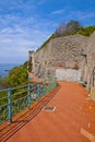 Genoa-Nervi, Italy - Anita Garibaldi sea promenade