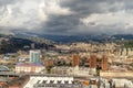 Genoa new morandi bridge under construction aerial view