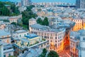 Genoa. Night view of the city. Royalty Free Stock Photo