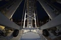 Genoa Night view from Panoramic Wheel Royalty Free Stock Photo