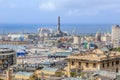 Genoa port sea view with Lanterna