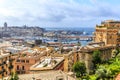 Genoa port sea view with yachts Royalty Free Stock Photo