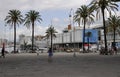 Genoa, 30th august: Biosphere and Aquarium building from Old Port Porto Antico of Genoa City. Liguria,Italy