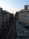 Genoa in winter days with blue sky Royalty Free Stock Photo