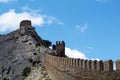 Genoese fortress Royalty Free Stock Photo