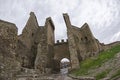 Genoese fortress in Sudak, Crimea. Entrance to the fortress, vie Royalty Free Stock Photo