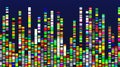 Genome Design Multicolor Data Visualization Vector