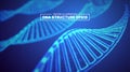 Genome dna vector illustration. DNA structure EPS 10. Genome sequencing concept of gmo and genome editing