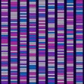 Genome science structure visualization Royalty Free Stock Photo