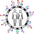 Genome-wide association study in humans