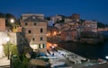 Genova Boccadasse at evening