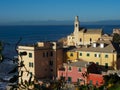 Genova Boccadasse High view landscape