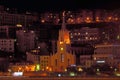 Genova city by night