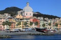 Genova coastline and beach Royalty Free Stock Photo
