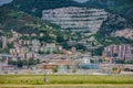 Genova coastline and beach, Pegli