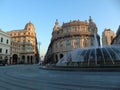 Genoa in winter days with blue sky Royalty Free Stock Photo