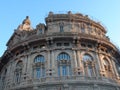 Genoa in winter days with blue sky Royalty Free Stock Photo