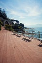 Genova-Nervi, romantic spot along the walk promenade Anita Garibaldi