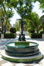 Genoves park situated on seaside of Cadiz, Andalusia, Spain Royalty Free Stock Photo