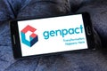 Genpact professional services company logo Royalty Free Stock Photo