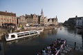 Gent canal Royalty Free Stock Photo