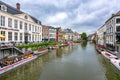 Gent canals and architecture, Belgium