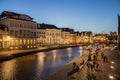 Gent Night Belgium Royalty Free Stock Photo