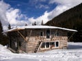 Gentiana shelter in Carpathian Mountains