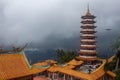 Genting Highlands, Pahang, Malaysia - Nov 01, 2023: The pagoda of Chin Swee Caves Temple in Genting Highlands, Pahang, Malaysia Royalty Free Stock Photo