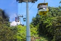 Cable car service to Genting Highlands, Malaysia Royalty Free Stock Photo