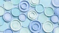 Soft Pastel Blue Abstract Circles Background Pattern Good Resolution Stock Photo Royalty Free Stock Photo