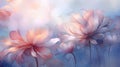 Gentle Abstract Floral Background, abstract illustration