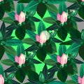 Gentle azalea pattern