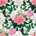 Gentle azalea pattern