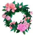 Gentle azalea wreath