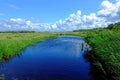 Gentle breeze peaceful landscape in summer Royalty Free Stock Photo