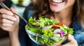 Gentle embrace of elegant hands presents a plate of nutrition, a feast for the senses.