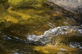 Gentle flow, Sugar River, with ripples, Newport, New Hampshire