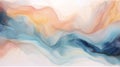 a gentle fusion of soft pastel pink and blue colors, interwoven with graceful golden lines, AI generated