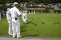 A gentle game of bowls Royalty Free Stock Photo