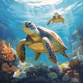 Gentle Guardians: Sea Turtles Protecting Their Ocean Home