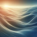 Gentle Horizontal Sine Waves Soft flowing horizontal curves rem