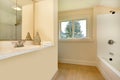 Gentle ivory bathroom