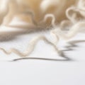 The gentle lighting emphasizes the texture and pattern of the wool fibers Royalty Free Stock Photo