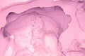 Gentle Pink Marble. Acrylic Mix. Fluid Wave