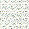 Gentle refined beautiful seamless pattern of white beige powdery lilies