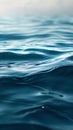 Gentle ripples on blue water surface with soft focus Royalty Free Stock Photo