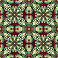 Gentle seamless pattern on a light background vintage ethnic ornament illustration Royalty Free Stock Photo