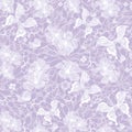 Gentle seamless violet vintage pattern