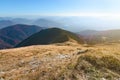 Gentle slope of the mountain in The Vratna valley. Slovakia.